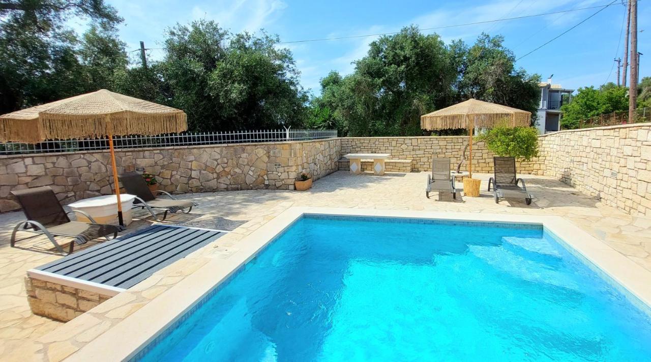 Electra Villa & Pool Studios Gaios Luaran gambar